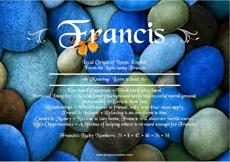 Name francis meaning