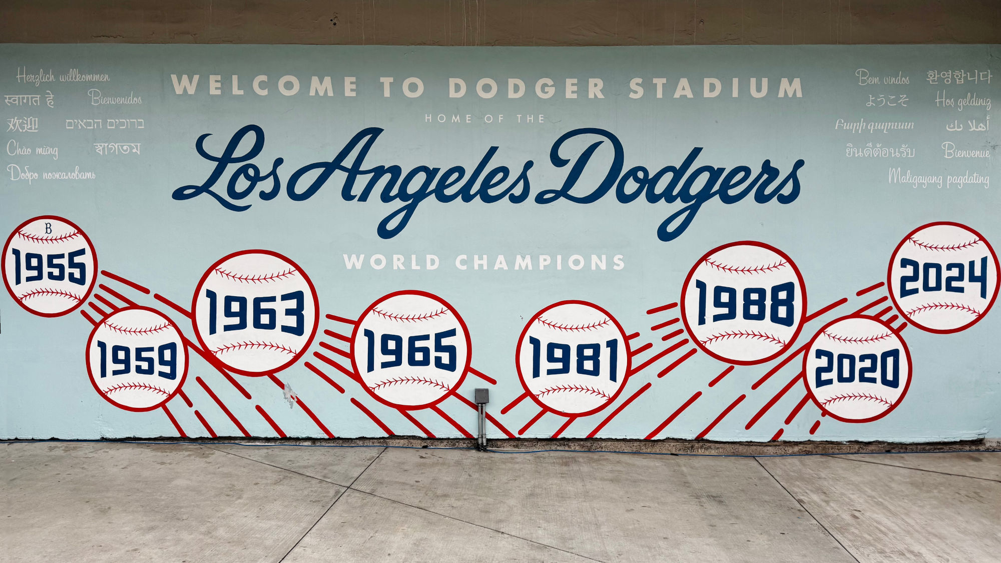 How many championships have dodgers won