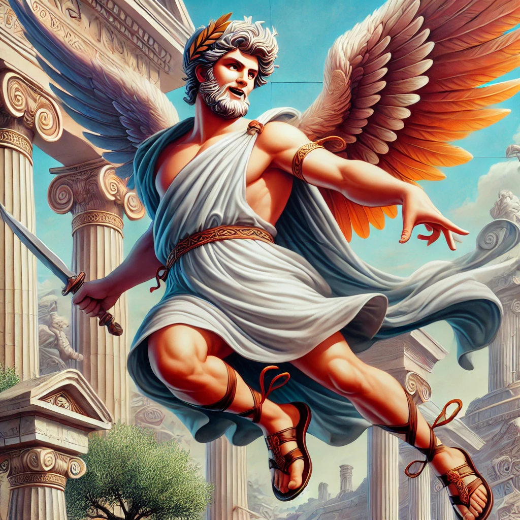 Who is the messenger of the gods in greek mythology