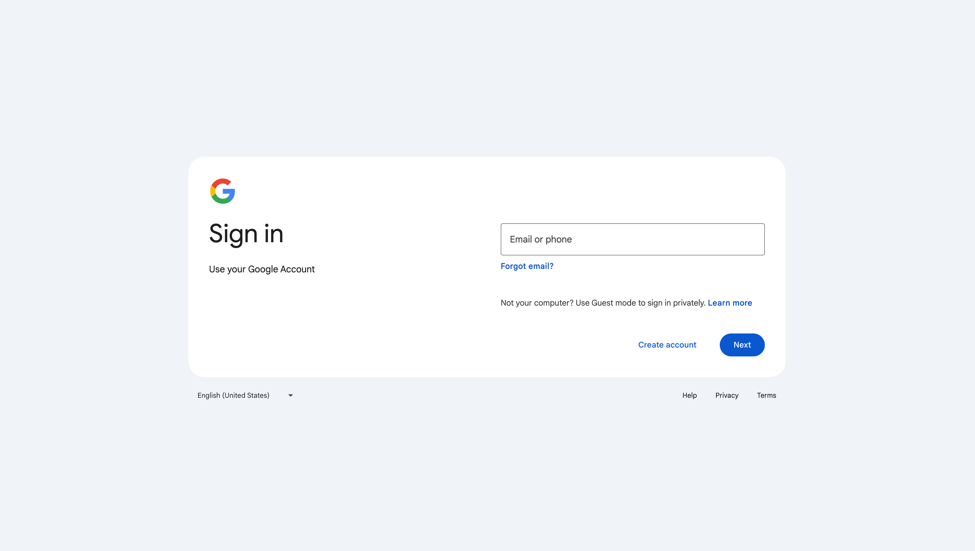 Photos google sign in