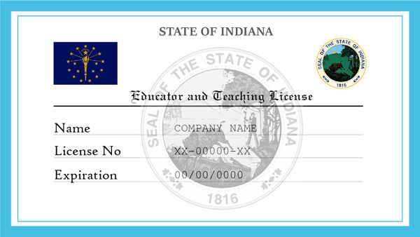 Indiana license teaching