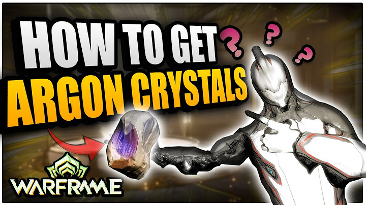 Where to find an argon crystal in warframe