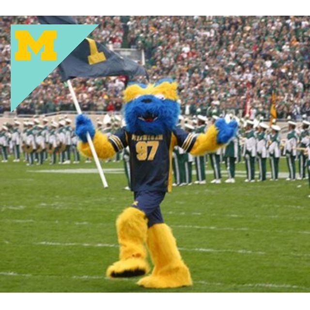 Umich wolverine mascot